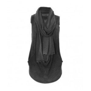 All Saints Cowl neck tank w pockets